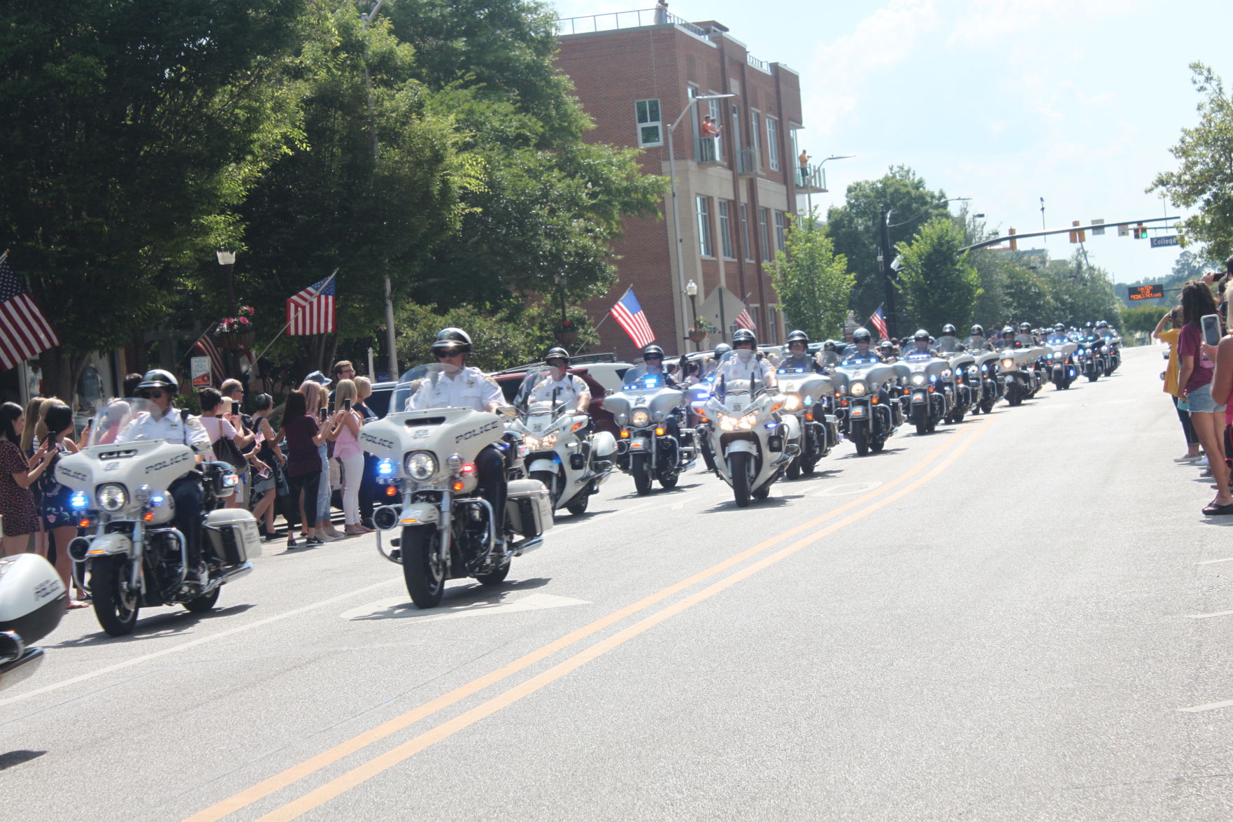 Funeral service for officer William Buechner